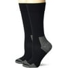 Dr. Scholl's Women's American Lifestyle Advanced Relief Blister Guard Crew Socks 2 Pair, Black, Shoe Size: 4-10 (DSW22185C2U2001)
