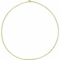 thumbnail image 2 of 10k Yellow Gold 1.2mm Wheat 18 Inch Chain With Lobster Clasp Chain Necklace for Women and Men, 2 of 2