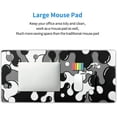 thumbnail image 6 of aportt Black White Grey Mouse Pad XXL Anime Cool Geometric Japanese Extended Desk Mat 90X40 CM Non-Slip Rubber Base Stitched Edge Large Mousepad for Gaming Laptop Computer Desktop 35.4×15.7 Inch, 6 of 6