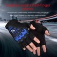 thumbnail image 1 of Guantes de medio dedo para hombres y mujeres, de moda, para ciclismo al aire libre, fitness, pantalla táctil, guantes rígidos de medio dedo para ciclismo y deportes, 1 of 5