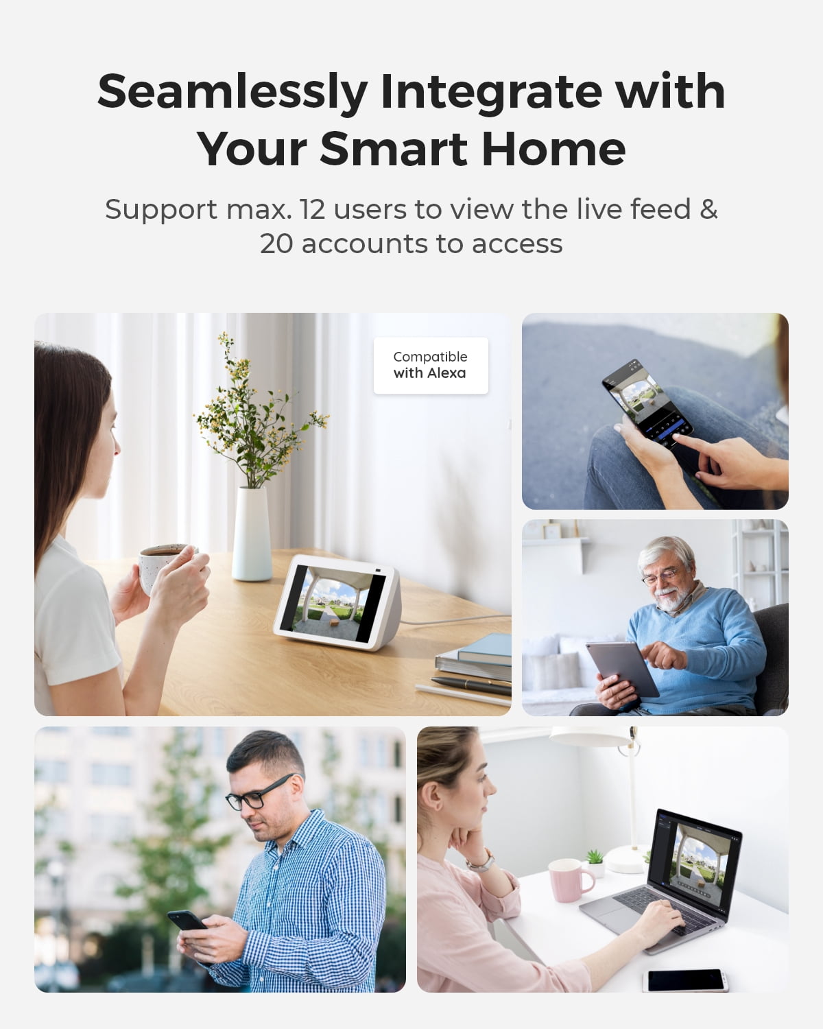 Reolink Video Doorbell Battery WiFi Camera, 5MP, 180° Person/Vehicle/Package Detection, 2-Way Talk