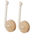 thumbnail image 1 of Elodie 2 Pieces Boxing Glove Wall Hooks Easy Installation Multipurpose Wall Mounted Wood, 1 of 6