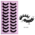 thumbnail image 6 of 10 Pairs Synthetic False Eyelashes - Grafting Effect for Double Eyelids, Soft & Natural Style, Wholesale-Friendly from Manufacturer for Daily Makeup, 6 of 9
