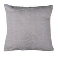 thumbnail image 2 of SAFAVIEH Rena 20" x 20" Abstract Solid Plush Pillow, Pearl, 2 of 4