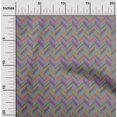 thumbnail image 1 of oneOone Viscose Jersey Fabric Herringbone Geometric Decor Fabric Printed BTY 60 Inch Wide, 1 of 5