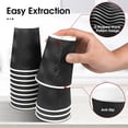 thumbnail image 3 of Oz Disposable Coffee Cups with Lids, Paper toGo Coffee Cups Suitable for Hot Chocolate, Cocoa and Hot Tea Drinks (), 3 of 6