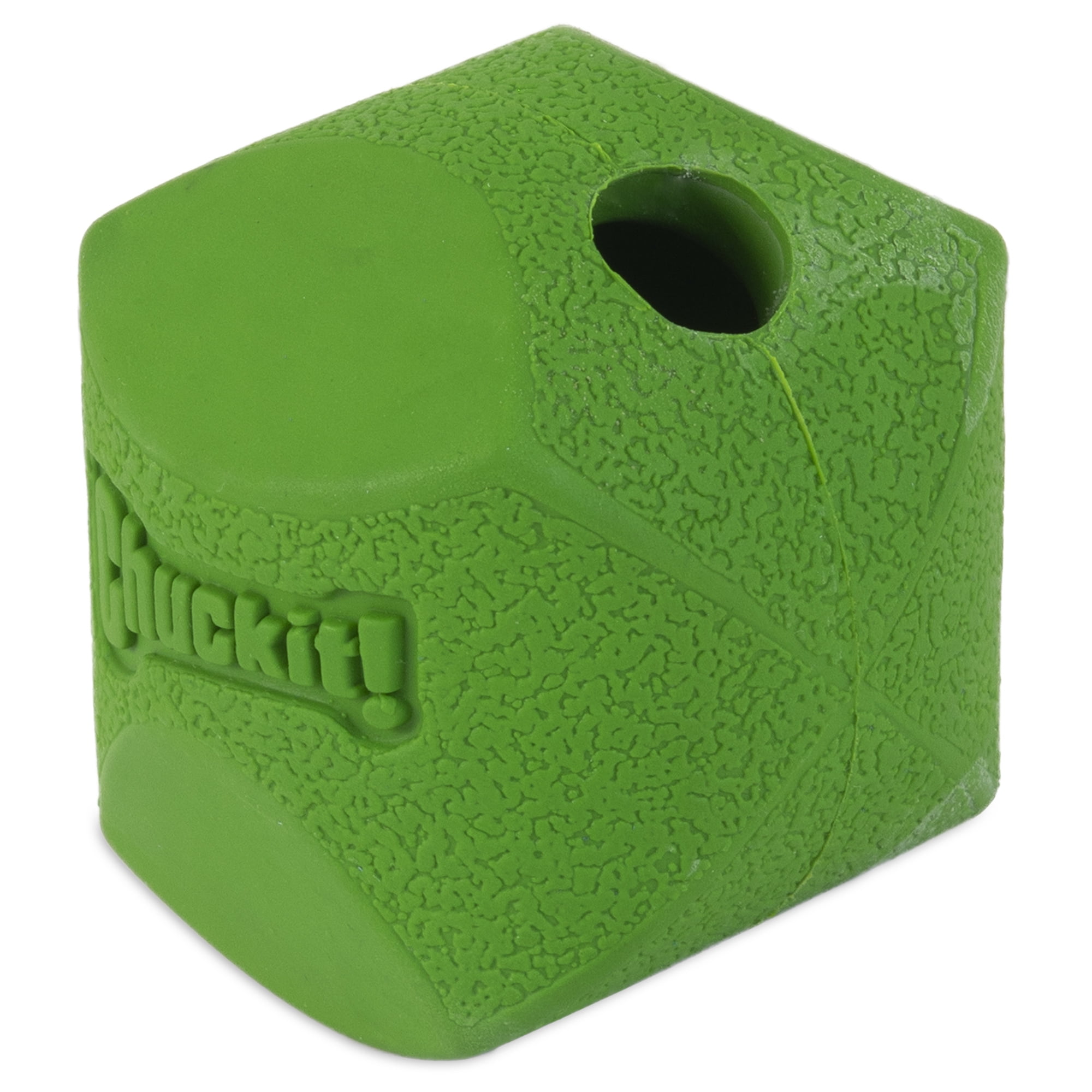 Chuckit! Erratic Dog Ball Unpredictable Bounce Rubber Fetch Toy For Dogs, Medium 2.5", For Breeds 20 to 60 lb, Pack of 1, Green