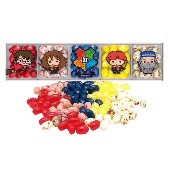 Jelly Belly Harry Potter 5 Flavor Clear Gift Box 4 Oz