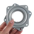 thumbnail image 4 of Odowalker Square 6 Pulgadas Lazy Susans Rodamientos Giratorios De Capacidad De 500 Libras Placa De Rodamiento Giratoria De 5/16 Pulgadas De Grosor Lazy Susan Hardware Placa Giratoria Para Silla 360 Y, 4 of 5