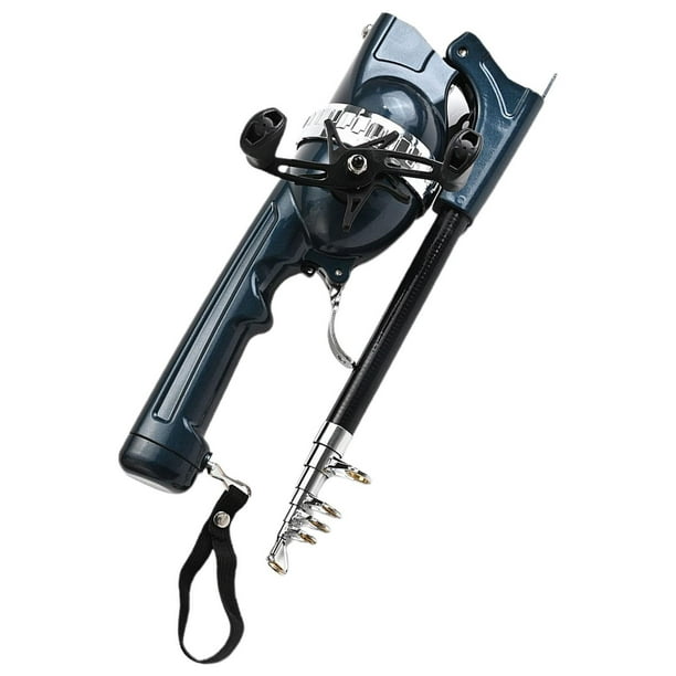 Caña de pescar,Juego de combos de carrete de caña de pescar telescópico fácil de transportar,Juego de pesca portátil con pluma pequeña,equipo de pesca en hielo,con hilo de pescar caña de