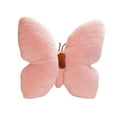 thumbnail image 4 of Almohada de mariposa, cojín de mariposa, suave, hecho a mano, cojín decorativo de escritorio. Rosa, 4 of 9