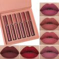 thumbnail image 2 of EIMELI Ensemble de Rouges à Lèvres Liquides 6 Ensembles de Gloss Imperméables Rouge à Lèvres Non Collant Longue Durée Mat avec Boîte Cadeau, 2 of 6