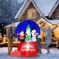 thumbnail image 4 of VINGLI 6ft Tall Christmas Snow Ball Inflatable, Blow Up Yard Decoration with Secure Stakes Storage Bag, Electric Blower Fan for Indoor Outdoor Garden Decor, 4 of 8