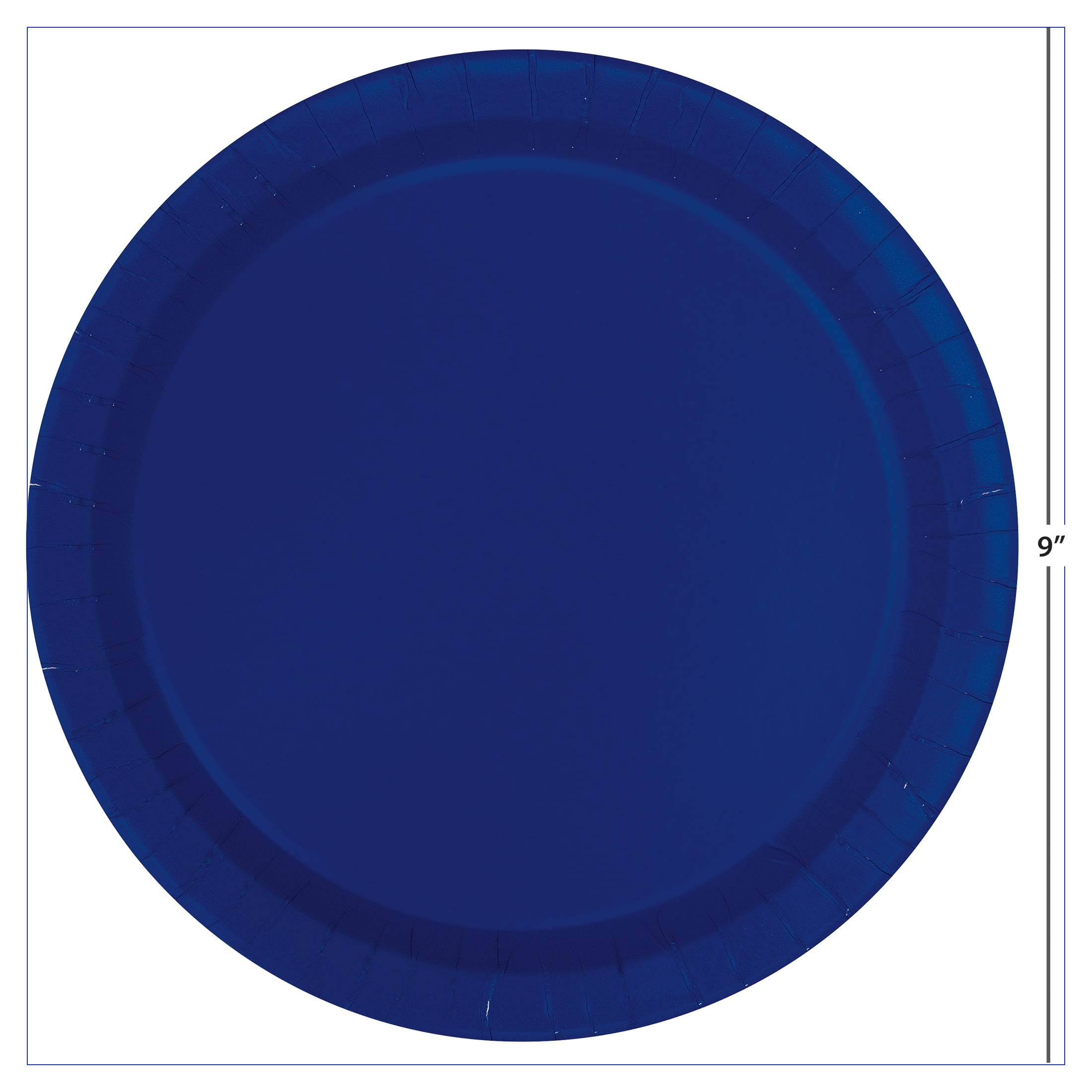 55CT 9IN Navy Dinner Paper Plates by Way To Celebrate
