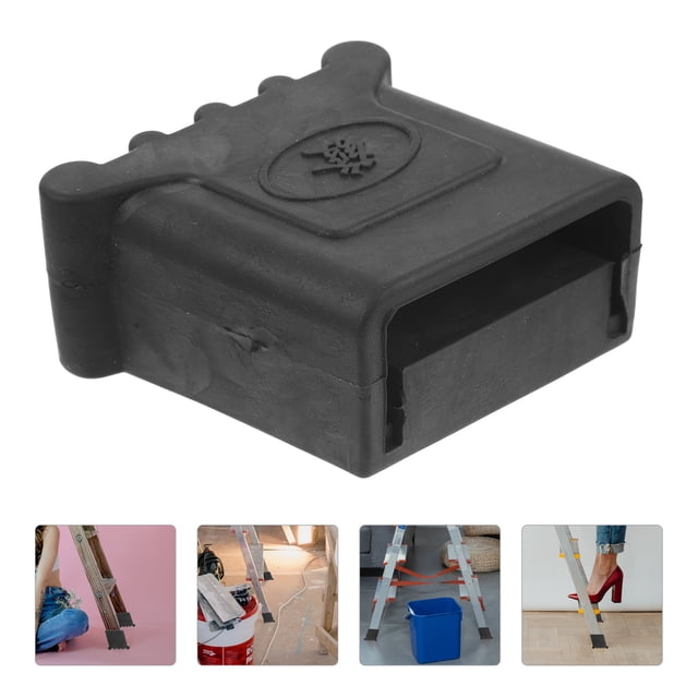 OULII 4Pcs Ladder Rubber Feet Covers Nonslip Protective Caps for Home Ladder and Floor Safety
