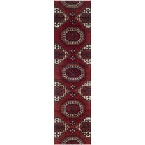 SAFAVIEH Wyndham Winifred Floral Wool Runner Rug, Red, 2'3" x 9'