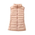thumbnail image 2 of Innerwin Down Vests Sleeveless Ladies Waistcoat Work Stand Collar Lightweight Puffer Vest Pink M, 2 of 3