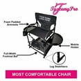 thumbnail image 4 of Your Name/ Logo Included TuscanyPro Portable Hairstylist Chair - Perfect for Hair Stylists, Salons, Movie Sets and More - Italian Design - 10 Years Warranty - US Patented - 22 Inch Seat Height, 4 of 9