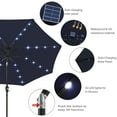 thumbnail image 6 of ABCCANOPY 7.5ft Patio Solar Umbrella LED Outdoor Umbrella with Tilt and Crank, Navy Blue, 6 of 9