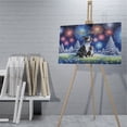 thumbnail image 4 of Happy New Year Boston Terrier Family Cheer Winter Midnight Firework Horizontal Matte Canvas Poster Gentleman Dog Lover Gifts Wall Art Home Decor - 02025, 4 of 5