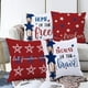 thumbnail image 1 of Fundas de almohada, fundas de almohada, juego de 4 fundas de almohada con la bandera del Día de la Independencia, juego de 4 piezas con estampado de terciopelo melocotón, funda de almohada para sofá d, 1 of 6
