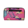 thumbnail image 3 of Womens Wallet Puppy Dog Quilted Twist Latch Girls Organizer Pink Blue, 3 of 4