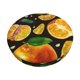 thumbnail image 1 of Balery Tangerine Fundas de asiento para taburete de bar redondo de tela de terciopelo ajustables que protegen de arañazos y manchas para sillas de 14 a 17 pulgadas.-13 inch, 1 of 7