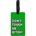 thumbnail image 5 of 4-Piece DON'T TOUCH ME Silicone Luggage Tag Set QGM22555, 5 of 8