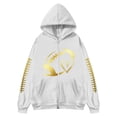 thumbnail image 5 of Bovemsi Sweatshirt for Women Zip Up Hoodie Oversized Casual Long Sleeve Football Jacket Sunday Funday Mom Tops Zip Up Hoodie, 5 of 5