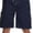 Navy, variant on EQWLJWE Men's Shorts Casual Classic Fit Drawstring Summer Beach Shorts with Elastic Waist and Pockets