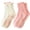 Bow Beige + Pink - 2 Pack, variant on 2 Pairs Pilates Grip Socks for Women, Non Slip Yoga Socks with Single Bow Embroidery and Cute Mini Ruffle for Barre Ballet Workout, Hospital