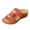 Red, variant on Women's Sandals Comfortable Orthotic Flip Flops for Women with Arch Support Summer Casual Wedge Slides Sandals Shoes Massage Function