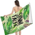 thumbnail image 2 of Summer Exotic Leaves Printed Pool Towel Oversized for The Swimming Summer, 2 of 8