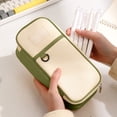 thumbnail image 6 of Back to School Supplies Under 1 Pencil Case Stylish Durable Versatile Zipper Pencil Case Big Capacity Pencil Pouch for Girls Boys Students #551, 6 of 6