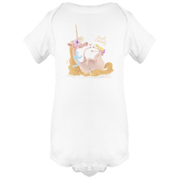 Sweet Friends Unicorn Bodysuit Infant -Image by Shutterstock,  Newborn