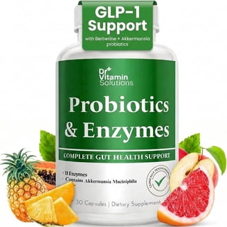 MAV Nutrition Digestive Enzymes 400MG, Probiotics, Bloating Relief, Vegetarian, 60 Ct
