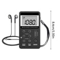thumbnail image 3 of Mini Portable Digital AM FM Compact Travel Home Use Clear Sound Reception Personal Audio Device, 3 of 7