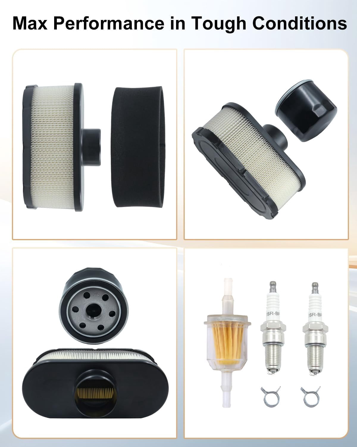 X350 Oil Change Kit for John Deere Lg265 Maintenance Kit, S240 X380 X580 X300 X320 Z530M Z445 Lawn Mower Parts Accessories