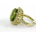 thumbnail image 3 of DP JEWELS & GEMS - 6.10 Ct Natural Peridot Diamond Engagement Ring Oval Cut 14K Yellow Gold, 3 of 5