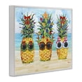 thumbnail image 4 of Stupell Industries Christmas Cool Pineapples Holiday Painting White Framed Art Print Wall Art, 20 x 16, 4 of 10