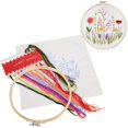 thumbnail image 4 of Zerodis Crossed Stitch Kit, Easy To Install Embroidery Kit, Clothing Cutting Fabrics Positioning For DIY Sewing, 4 of 8
