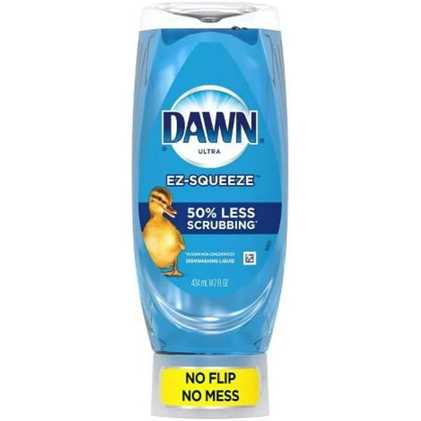 Dawn EzSqueeze Ultra Dishwashing Liquid Dish Soap, Original Scent, 14.
