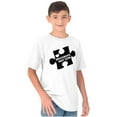 thumbnail image 3 of Different Not Less Autism Puzzle Crewneck T Shirts Boy Girl Teen Brisco Brands XS, 3 of 6