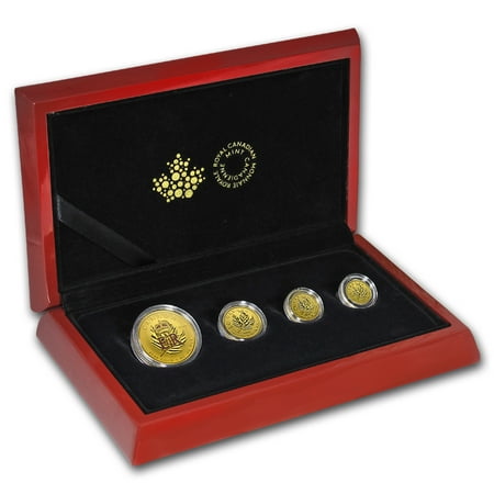 2016 Canada 4-Coin Gold Fractional Maple Leaf Set (1.4 oz)