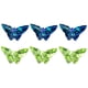 thumbnail image 1 of 6 piezas de adornos de cristal para uñas con forma de mariposa tridimensional, 5 x 8 mm, para manicura, 1 of 5