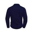 thumbnail image 4 of pstuiky camisas de manga larga para hombre, Camiseta de manga larga con solapa y botones para hombre, color liso, con cuello cuadrado pequeño Tops de talla grande para hombre xl, 4 of 7