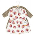 thumbnail image 2 of Hudson Baby Girl Cotton Dresses, Autumn Rose, 3 Toddler, 2 of 4
