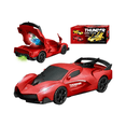 thumbnail image 3 of "Juguete Coche Transformable Carrito 360 Luces Música Carrito Belug Rojo", 3 of 5