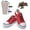 Brown, variant on TOTOMO Unisize(20pc) No-Tie Shoe Laces Elastic Silicone Shoelaces for Kids & Adults