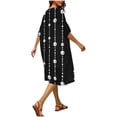 thumbnail image 4 of Womens Cover Ups for Swimwear Open Front Loose Fit Swim Suit Coverup Short Sleeve Swimsuit Cover Up, 4 of 4
